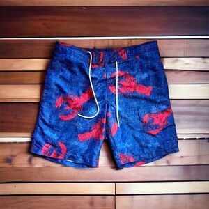 St. John's Bay Lobster Swim Trunks Size Large